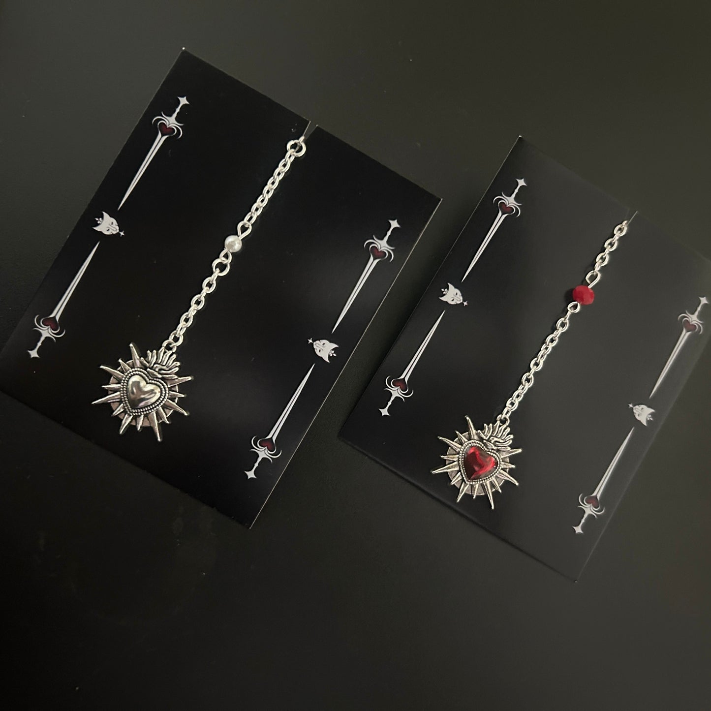 Heart of Thorns Drop Necklace