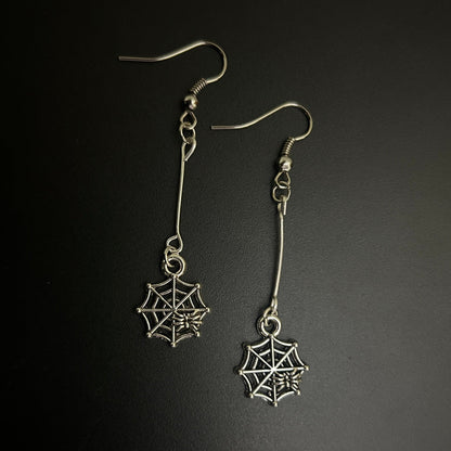 Spiderweb Dangle Earrings