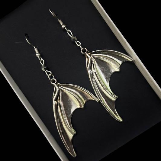 Gothic Bat Wing Earrings