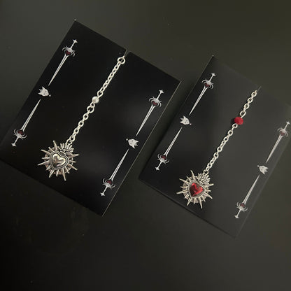 Heart of Thorns Drop Necklace